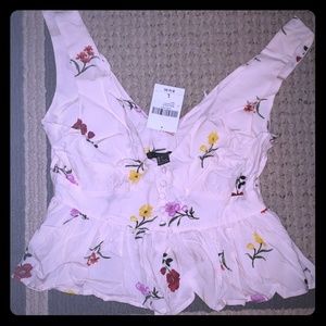 Forever 21 Blush Crop Top